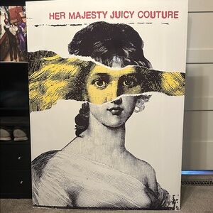 Juicy Couture Her Majesty Art with Yellow and Black Accents